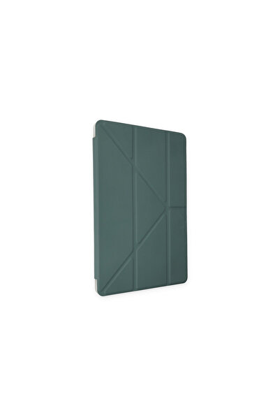 ceppark حافظة نيو فيس لجهاز ايباد برو 11 (2024) حافظة تابلت مارس مع حامل قلم - أخضر داكن