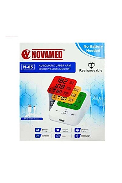 NOVAMED N-05 Automatic Upper Arm Blood Pressure Monitor – Rechargeable