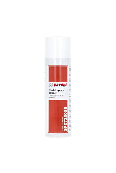 Pavoni Orange Pastel Effect Spray, Food Coloring, E171 Free, 250 ml