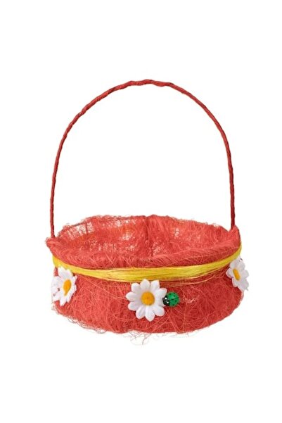 VENITIVO VINDEM CELOR INTELIGENTI Coș decorativ de Paște VENITIVO® din iarbă ...