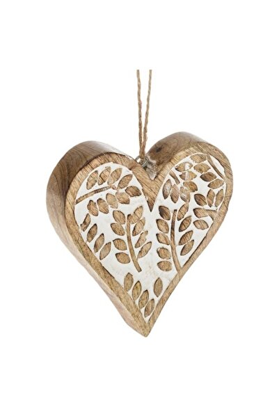 VENITIVO VINDEM CELOR INTELIGENTI VENITIVO hanging wooden heart decoration, v...