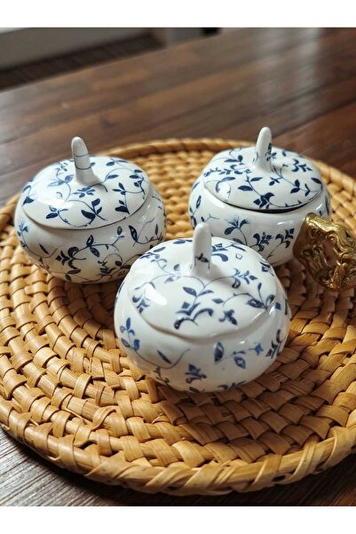 No8 Seramik Stüdyo Blue Dream Pumpkin Cup Set