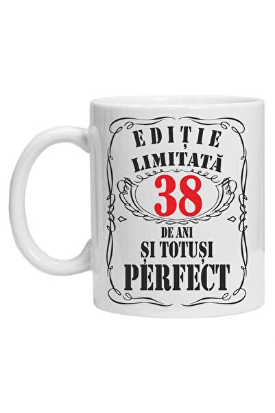 CRD PRINT Personalized mug with text 'limited edition', 38 years, CRD PRINT, 330 ml, white
