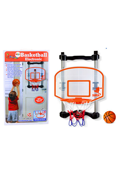 Bebelul Set cos baschet pentru usa cu minge si pompa inclusa