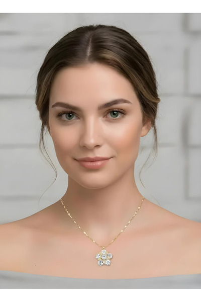 staınless steel Rotating Steel Necklace (Gold)