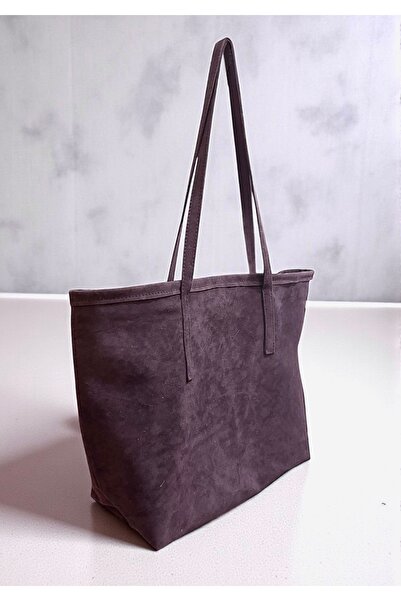 Nuggita Базова двостороння сумка через плече з замші великого розміру - Morci...