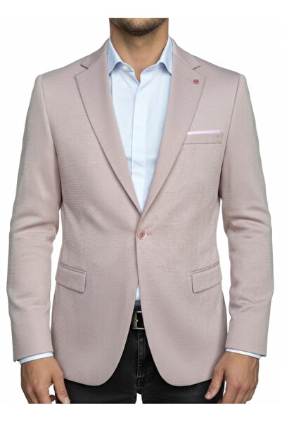 Plus Scorpion Men's Blazer Jacket – Slim Fit , Single Button, Stylish Event and Business Combination Jacket