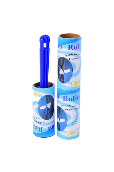 HOUSELAB Lint Roller 10M with 2 Refills – Quickly Removes Lint and Hair from Clothes, Furniture, Upholstery