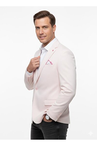 Plus Scorpion Jachetă blazer pentru bărbați – slim fit , cu un singur nasture, jachetă elegantă pentru ocazii speciale și pentru afaceri