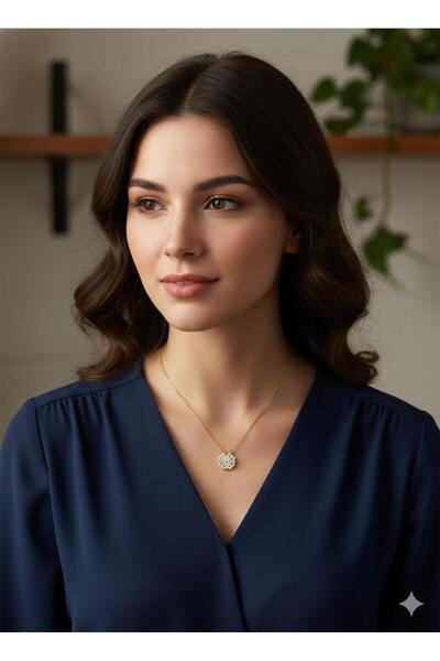 staınless steel Steel Heart Detailable Openable Necklace (Gold)