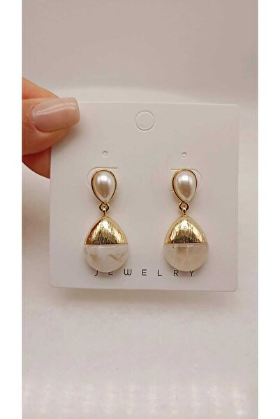 TLSMACCESORIES İNCİLİ DAMLA MODEL KÜPE