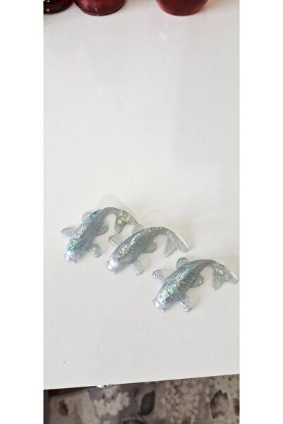 pınaxar El yapımı Epoksi 3lü Koi Balığı Biblo 6 cm Kırılmaz