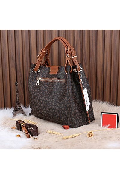 JP POLO Women's Original Just Polo New Season Large Size Soft Leather Luxury Handbag Shopper