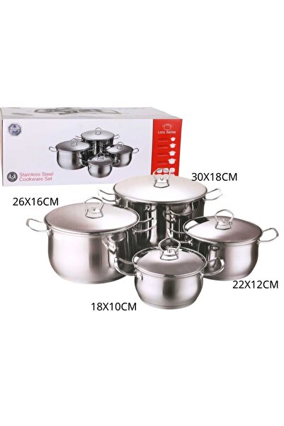 Alsaif Gallery Al Saif Cookware Set – 4 Sizes, Durable with High Heat Distribution and Lasting Quality