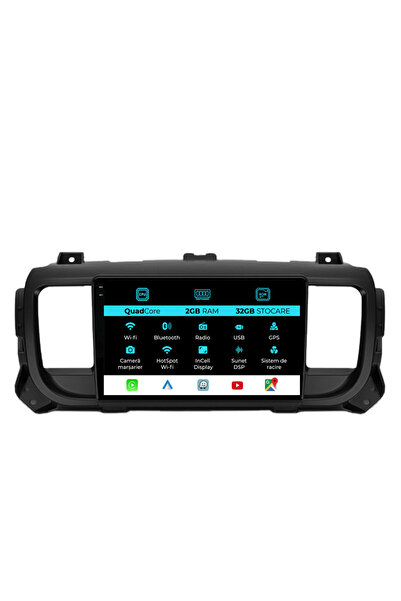 NavStore Navigation Peugeot Expert / Citroen Jumpy 3 (2016-2021), 9Inch, 2Gb Ram, 32Gb Storage, Carplay