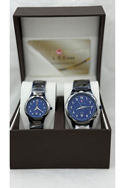 LE Ewas Men's and women's watch set
