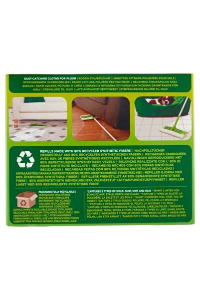 Swiffer Dry Cloth Refills for Wood & Parquet, 16 pcs