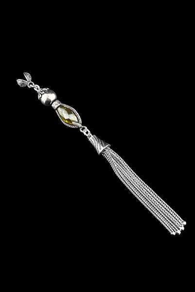 Duende Silver 925 Ayar Gümüş Tesbih Püskülü,Osmanlı Motifi İşlemeli Tesbih Pü...