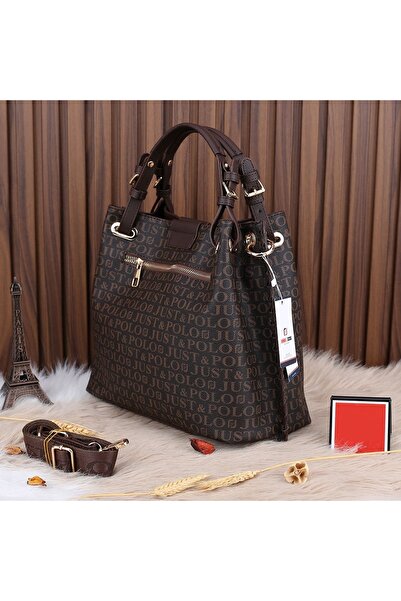 JP POLO Women's Original Just Polo New Season Large Size Soft Leather Luxury Handbag Shopper