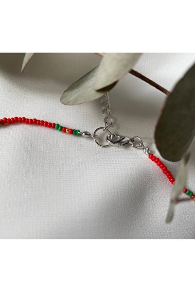sabiha aksesuar Sand Bead Christmas Concept Necklace