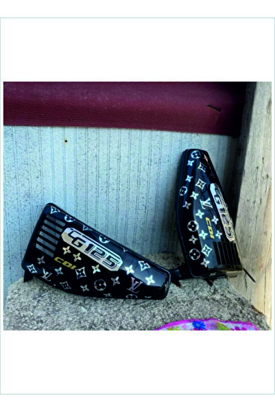 İŞCAN MOTOR Cg Motor Yan Kapak Etiketi Sticker Kaplama Nikel Renk (Kapak Değil)