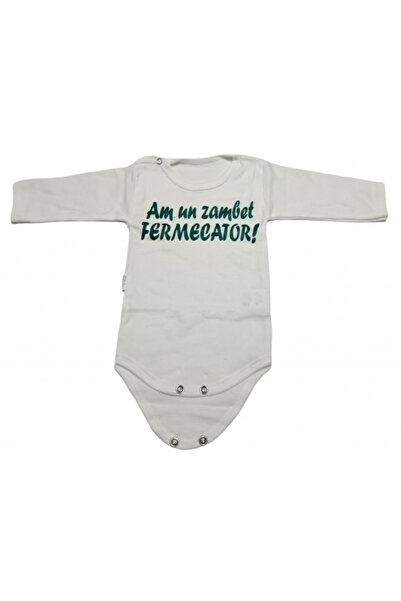 Bubu Kids Creations Body cu mânecă lungă pentru bebeluși - Fabricat în România