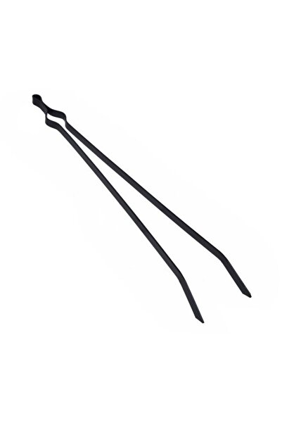 VENITIVO VINDEM CELOR INTELIGENTI VENITIVO® metal tongs for fireplace or stove, 64 cm, black