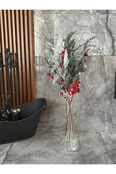 Akyol Home Fil Ayaklı Cam Vazo 40 cm