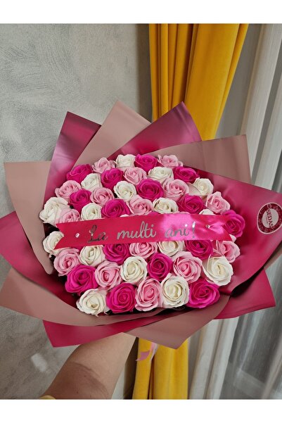 Store.sedas Buchet 55 trandafiri de sapun