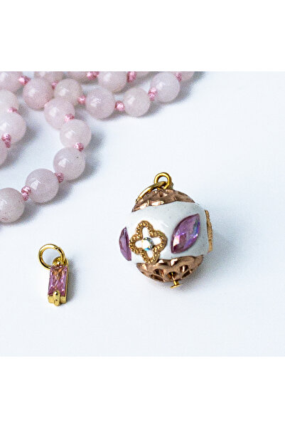 THEIA GemWorks Vena – Pembe Kuvars Kolye