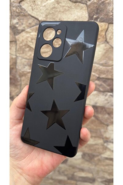 Vip Case Poco X5 Pro Compatible Star Patterned Silicone Shock-Absorbing Classic Protective Rubber Case 277