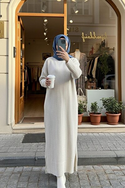 Mossta Flexible Fabric Comfortable Hijab Long Dress – Modern & Simple