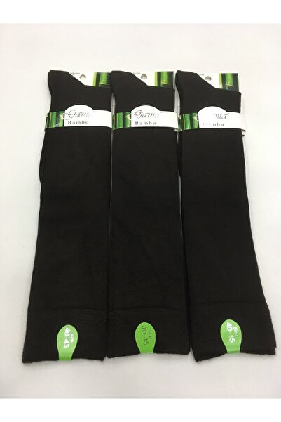 Gama 3 τεμάχια μπαμπού 100% φυσικό νάιλον χωρίς μακριές χοντρές χειμερινές ανδρικές κάλτσες