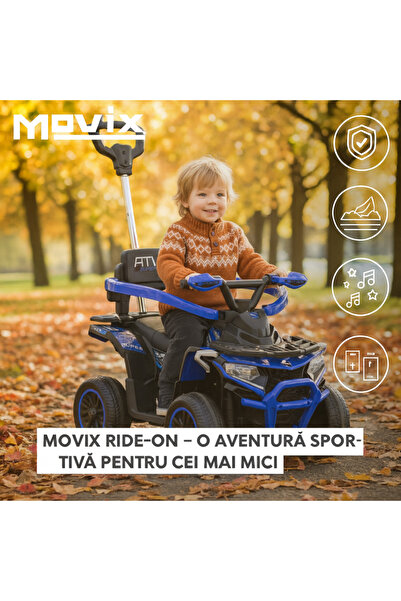 TOYZ Movix ATV Ride-On for Kids – 360° Protection, Musical and Light Effects