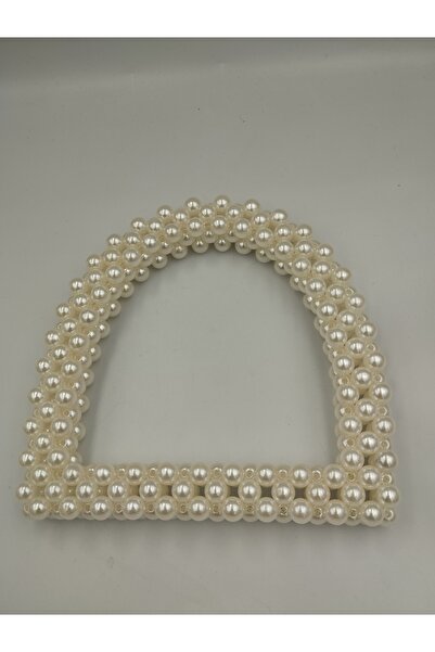 Zeyora İncili Çanta Sapı, Çanta Malzemesi, D Model Çanta Sapı ( 12.5 cm )