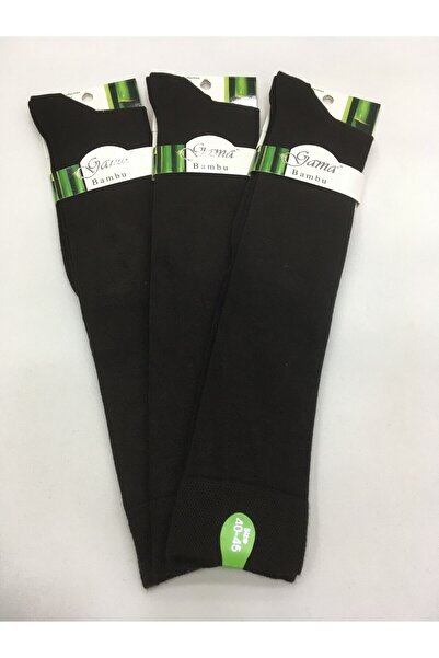 Gama 3 τεμάχια μπαμπού 100% φυσικό νάιλον χωρίς μακριές χοντρές χειμερινές ανδρικές κάλτσες