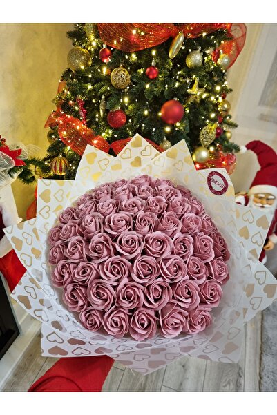 Store.sedas Buchet 55 trandafiri de sapun