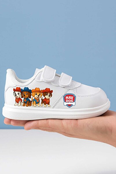 lias desing Hero Animal Dogs Printed Boy's Sports Shoes Sneaker