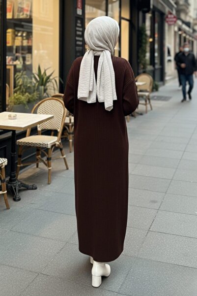 Mossta Daily Hijab Dress Brown