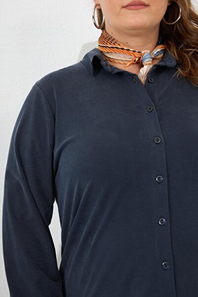 RMG Plus Size Modal Fabric Shirt