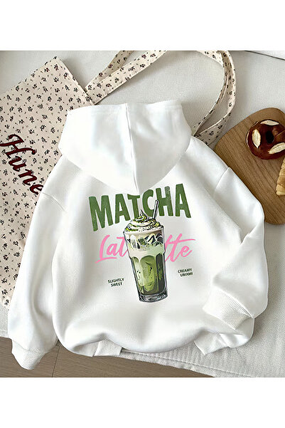 CACTUS COLLECTION cu glugă Swea tricou Unisex 3 fire de bumbac MATCHA