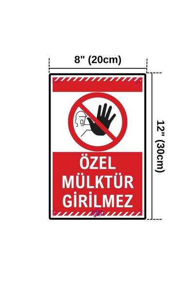 Hayg Equipment Special Property No Entry Dekota Warning Sign – 20X30 cm