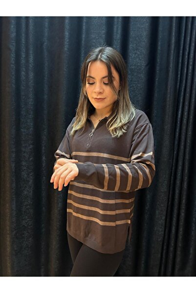 JM تريكو مخطط بياقة بولو