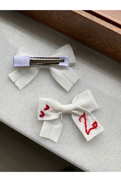 EGOMİ Letter Embroidered Clip Buckle (Z)