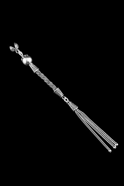 Duende Silver 925 Ayar Gümüş Tesbih Püskülü,Osmanlı Motifi İşlemeli Tesbih Pü...