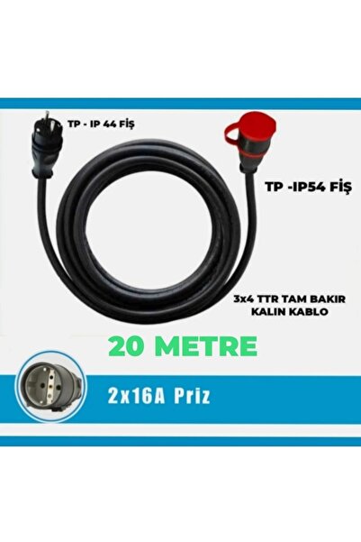 GENERAL ARAÇ ŞARJI UYUMLU 5-50 METRE ARASI (3X4 TTR TAM BAKIR)( IP 44-54 TP F...