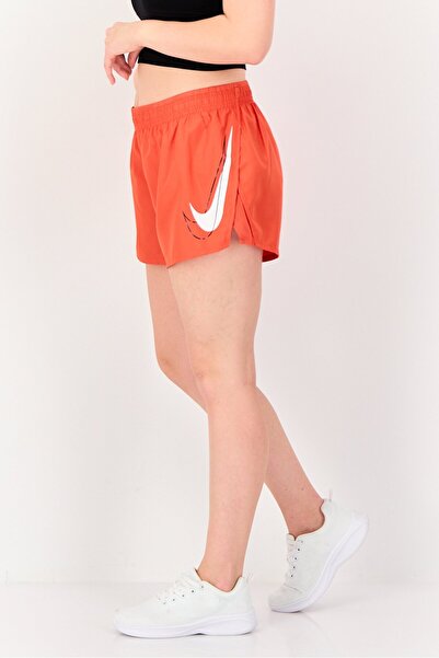 Nike Women Dri-Fit Brand Logo Running Shorts, Red