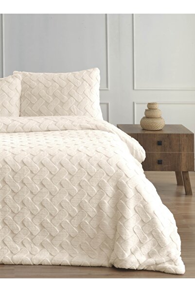 Bikaya Home Set de pilota dublu din blană Diamond, 3 piese Pietra - 220x240 c...