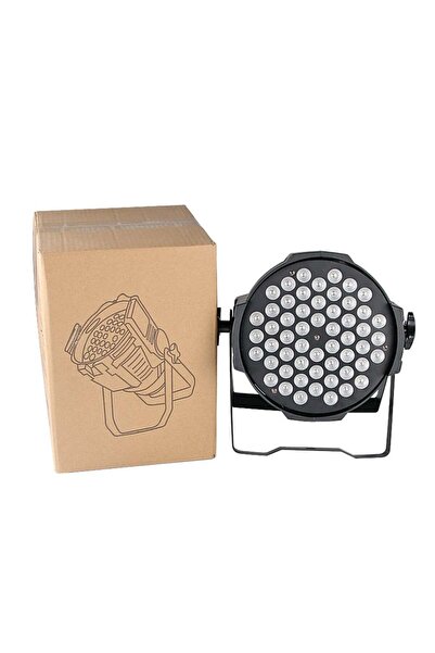 VENTART VENTART Par Lights Projector, 54*3W, RGBW, DMX, DJ, Parties, Disco, Black