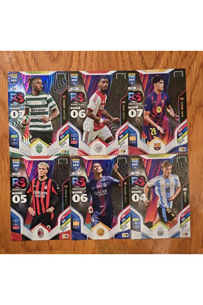 Panini 2026 Rising Star Set - 6 kart içerir